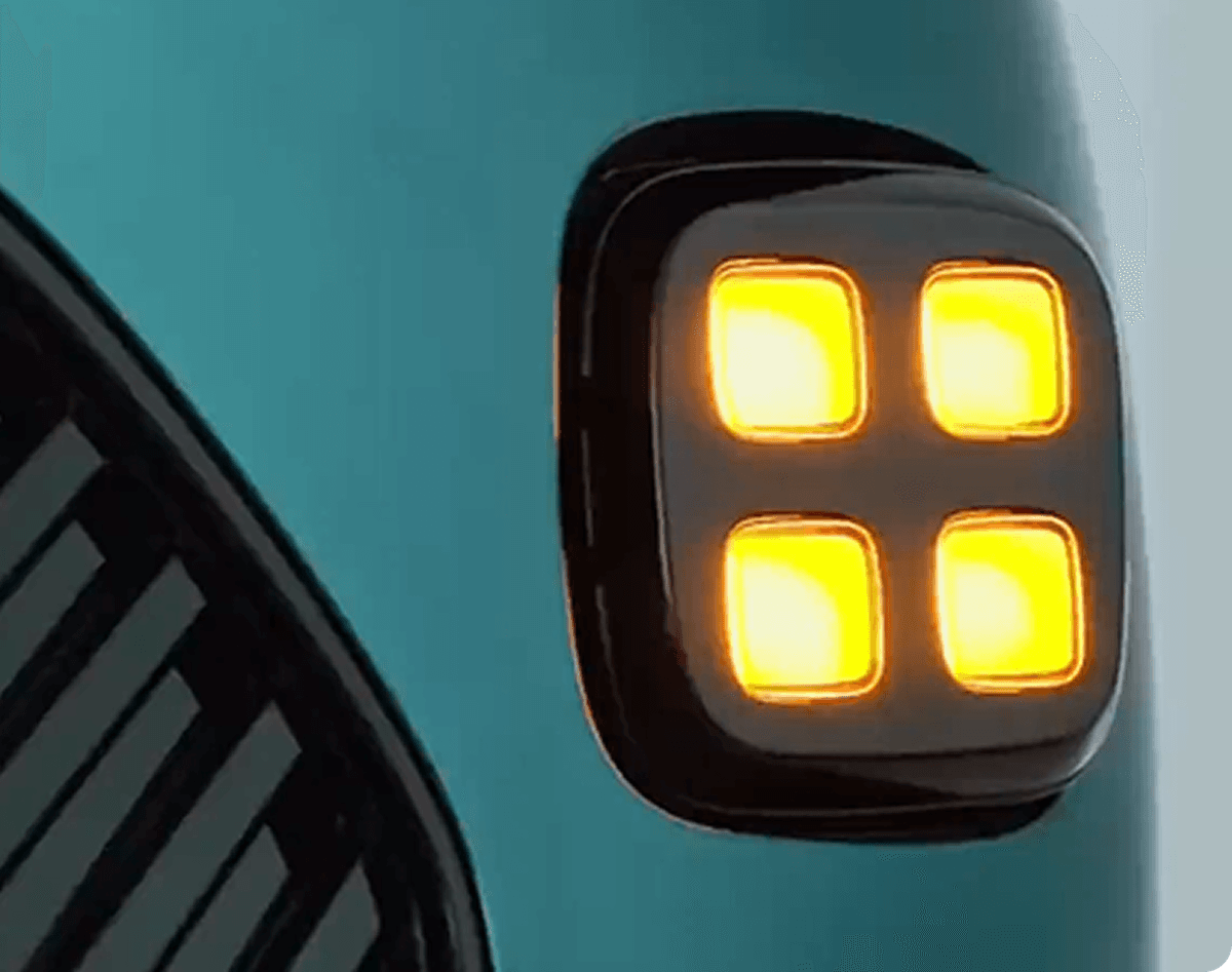 Lampu grafis piksel yang playful